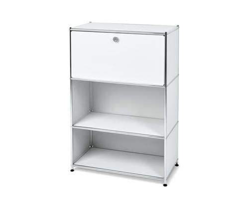 Tchibo - Kovový sekretář »Cn3« - barva: bílá