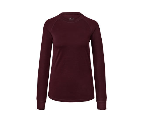 Tchibo - Funkční triko s vlnou merino - pro ženy - vel. XS 32/34 - barva: červená