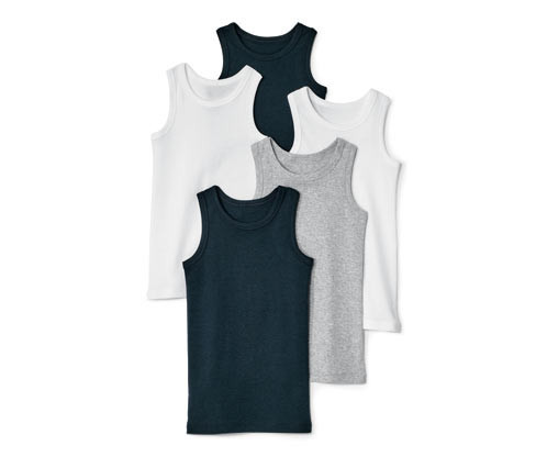 Tchibo - Chlapecké nátělníky - pro kluky - vel. 86/92 - barva: modrá