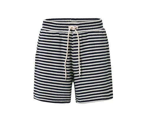 Tchibo - Froté šortky - pro ženy - vel. S 36/38 - barva: modrá/s proužky