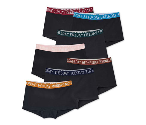 Tchibo - Dívčí kalhotky - pro dívky - vel. 122/128 - barva: černá