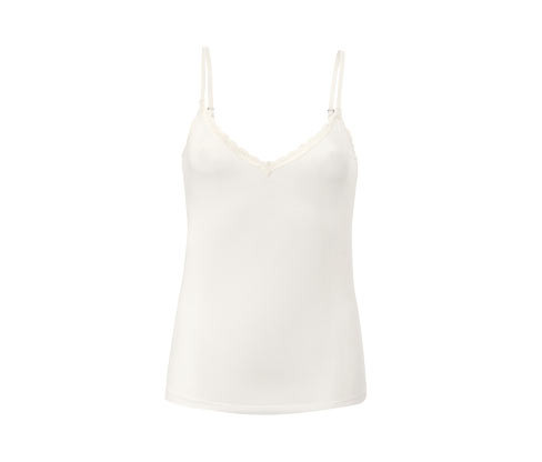 Tchibo - Košilka s krajkou - pro ženy - vel. S 36/38 - barva: béžová