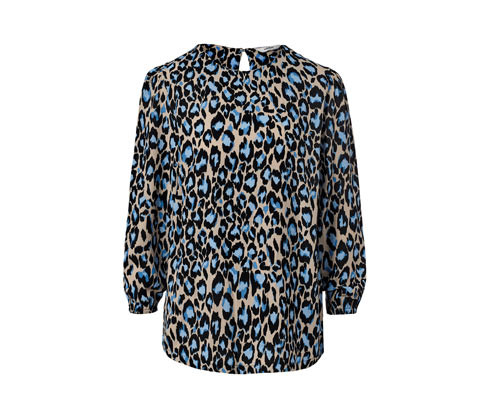 Tchibo - Halenka s potiskem - pro ženy - vel. 36 - barva: modrá