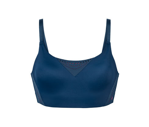 Tchibo - Sportovní podprsenka - pro ženy - vel. 75B - barva: modrá