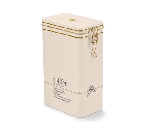 Tchibo - Dóza na kávu - barva: béžová