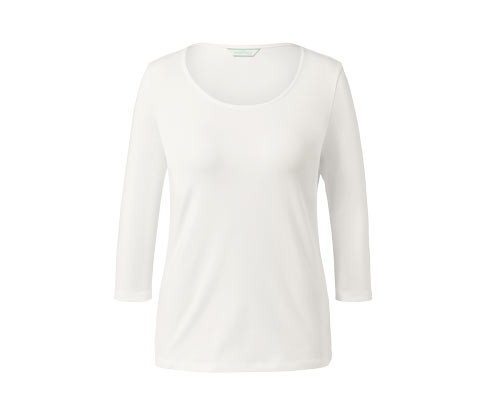 Tchibo - Triko s 3/4 rukávem - vel. S 36/38 - barva: bílá