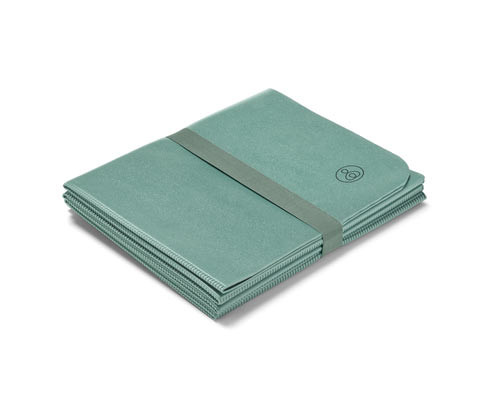 Tchibo - Skládací podložka na jógu - barva: zelená