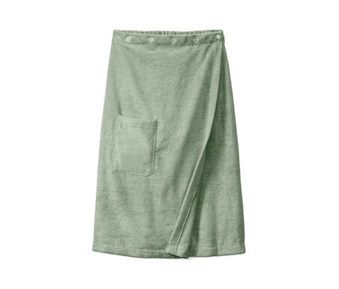 Tchibo - Saunový kilt - barva: zelená