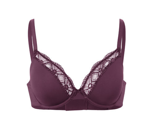 Tchibo - Podprsenka s kosticemi - pro ženy - vel. 75B - barva: fialová