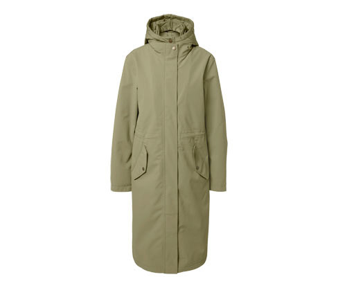 Tchibo - Kabát do deště - pro ženy - vel. 36 - barva: zelená