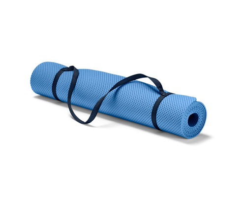 Tchibo - Podložka na jógu a fitness - barva: modrá