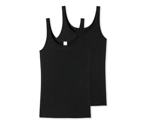 Topy na ramínka s modalem Schiesser - pro ženy - vel. 36 - barva: černá