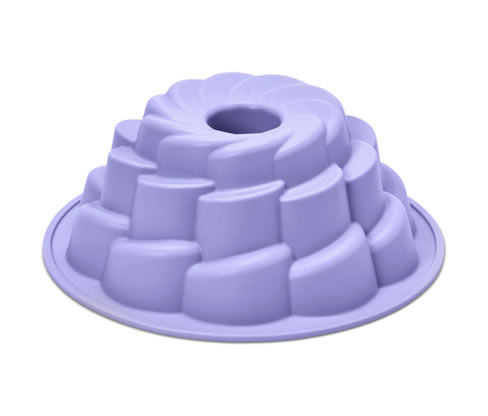 Tchibo - Forma na bábovku ve tvaru květiny - barva: fialová