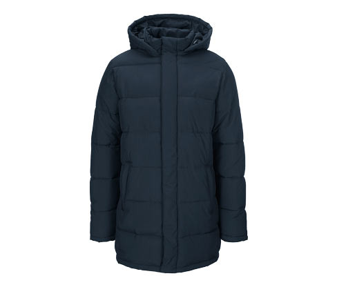 Tchibo - Prošívaná parka s kapucí - pro muže - vel. S 44/46 - barva: modrá