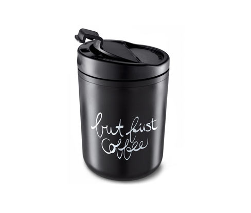 Tchibo - Cestovní hrnek na kávu - barva: černá