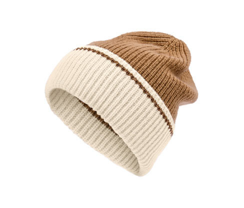 Tchibo - Pletená čepice - barva: bílá