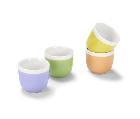 Tchibo - Kalíšky na vajíčka - barva: bílá