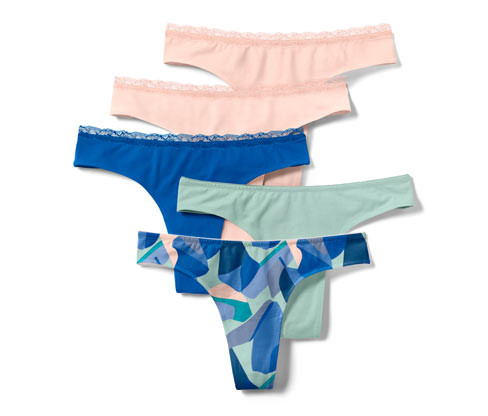 Tchibo - Tanga - pro ženy - vel. XS 32/34 - barva: modrá