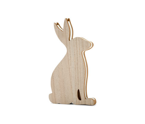 Tchibo - Dekorační zajíc s LED - barva: hnědá