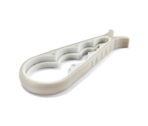 Tchibo - Otvírák na sklenice a láhve - barva: bílá