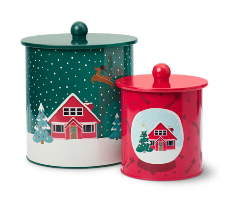 Tchibo - Dózy na cukroví - barva: vícebarevná