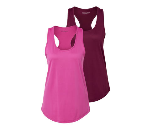 Tchibo - Funkční topy - pro ženy - vel. XS 32/34 - barva: růžová