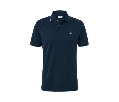 Tchibo - Polokošile z piké - pro muže - vel. 3XL 64/66 - barva: modrá