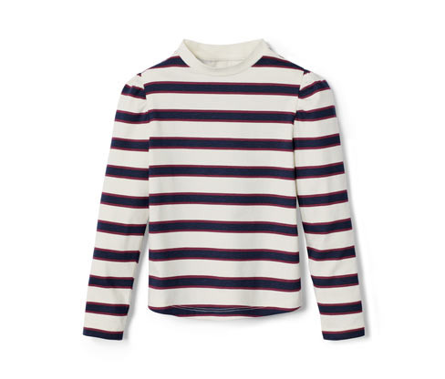 Tchibo - Dětské tričko s dlouhým rukávem - pro dívky - vel. 86/92 - barva: modrá