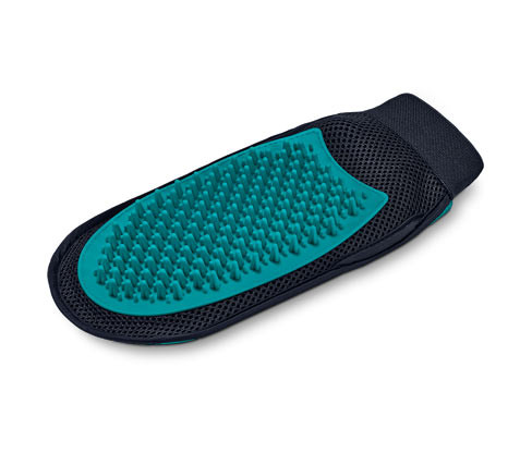 Tchibo - Rukavice pro péči o srst 2 v 1 - barva: modrá