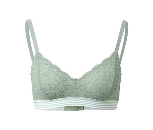 Tchibo - Měkká podprsenka - pro ženy - vel. 34 - barva: zelená