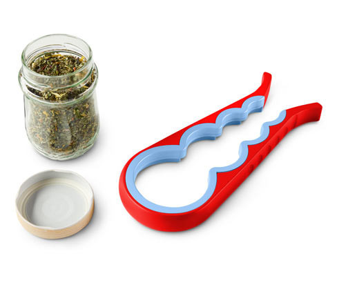 Tchibo - Otvírák na sklenice a láhve - barva: modrá