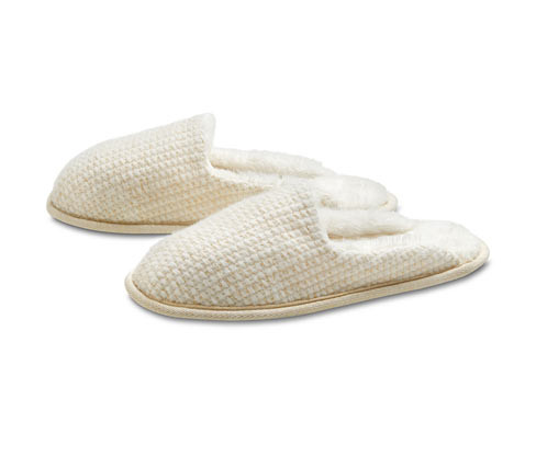 Tchibo - Pantofle - pro ženy - vel. 36-37 - barva: bílá