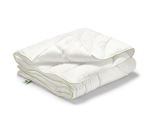 Prošívaná přikrývka irisette® greenline Megafil® BIO - barva: bílá