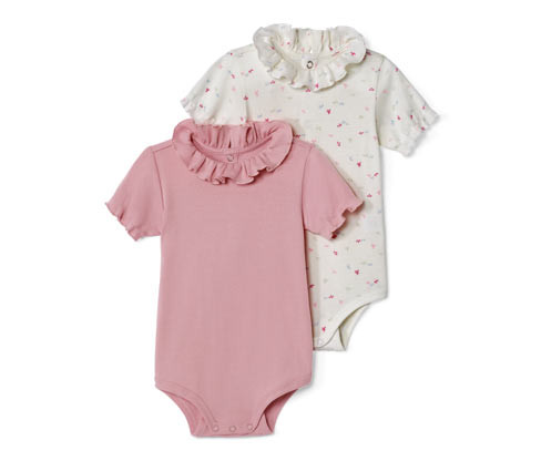 Tchibo - Body pro miminka - pro miminko - vel. 50/56 - barva: bílá/s potiskem