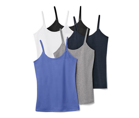 Tchibo - Košilky se špagetovými ramínky - pro ženy - vel. S 36/38 - barva: modrá