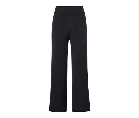 Tchibo - Měkké kalhoty s pohodlným pasem - pro ženy - vel. 36 - barva: černá