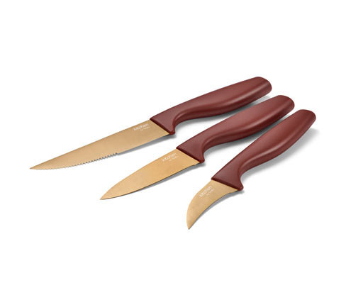 Tchibo - Kuchyňské nože - barva: červená