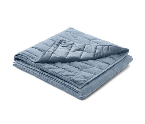 Tchibo - Relaxační zátěžová deka - barva: modrá