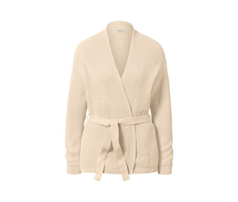Tchibo - Zavinovací kardigan - pro ženy - vel. S 36/38 - barva: béžová