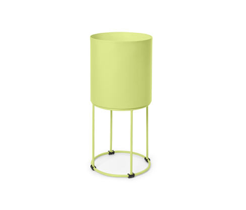 Tchibo - Kulatý květináč - barva: zelená