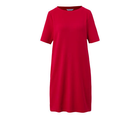 Tchibo - Teplákové šaty - pro ženy - vel. S 36/38 - barva: červená