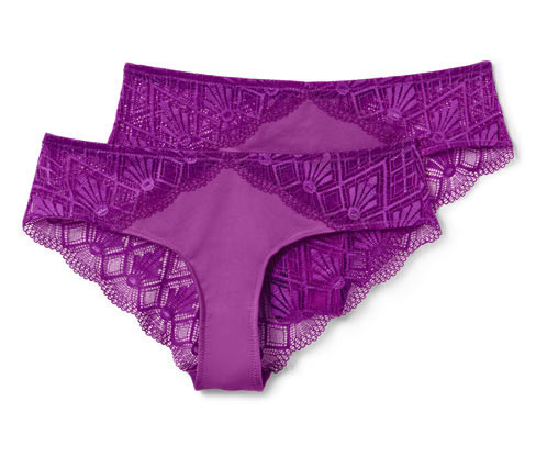 Tchibo - Brazilské kalhotky - pro ženy - vel. S 36/38 - barva: fialová