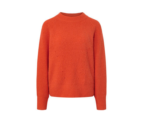 Tchibo - Pletený svetr - pro ženy - vel. S 36/38 - barva: oranžová