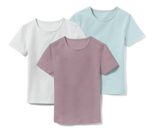 Tchibo - Dětská trička - pro dívky - vel. 122/128 - barva: modrá