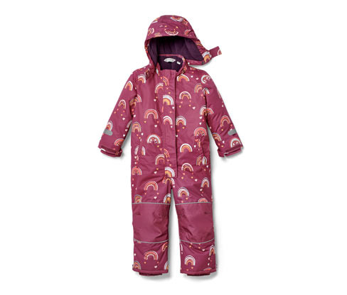 Tchibo - Dětská zimní kombinéza - pro miminko - vel. 74/80 - barva: červená/s potiskem