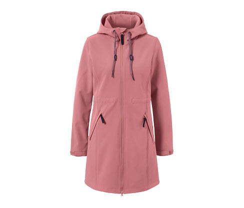 Tchibo - Softshellový kabát - pro ženy - vel. 36 - barva: růžová
