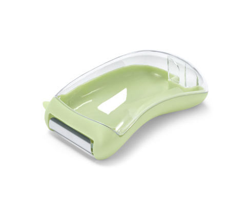 Tchibo - Univerzální škrabka se záchytnou nádobkou - barva: zelená