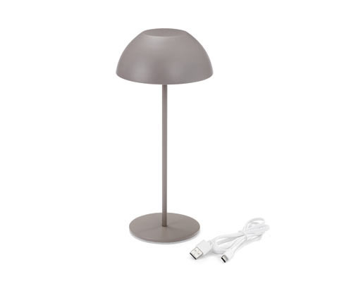Tchibo - Bateriová stolní lampa s LED - barva: šedá