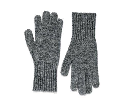 Tchibo - Pletené rukavice - barva: šedá
