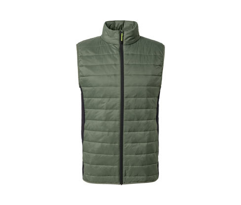 Tchibo - Prošívaná vesta »pack light« - pro muže - vel. S 44/46 - barva: zelená